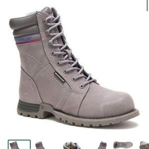 CAT Women's Echo
Waterproof Steel Toe Work
Boot - Grey - P90565